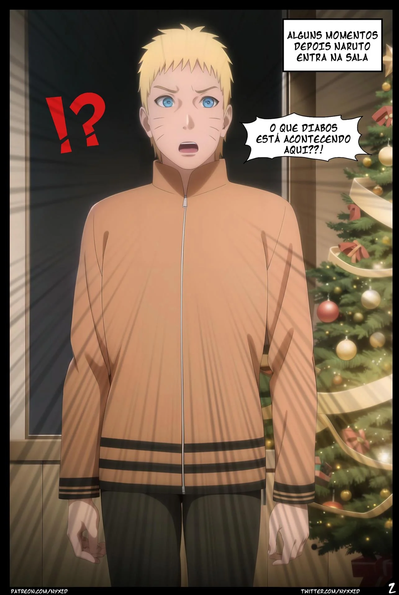Hentai Explícito: Naruto Recebe Presente de Natal em Transa Dupla nos Quadrinhos Hentai Explícito: Naruto Recebe Presente de Natal em Transa Dupla nos Quadrinhos