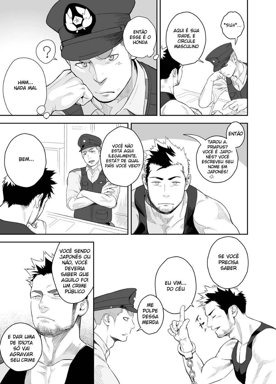 Pau Gigante do Deus da Fertilidade - Sexo Explícito Gay em HQ