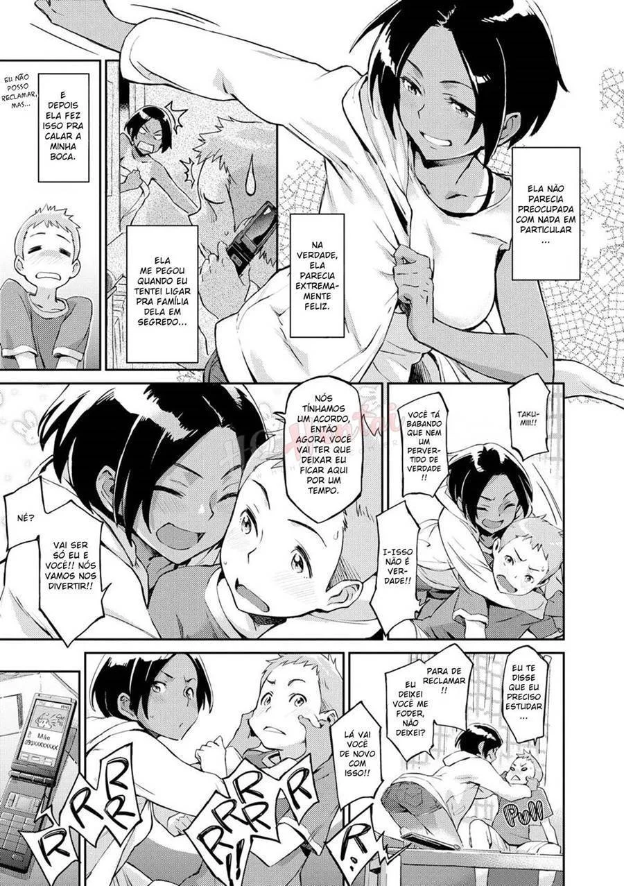 Amante Escondida: Prima Fugitiva em HQ de Sexo Ardente