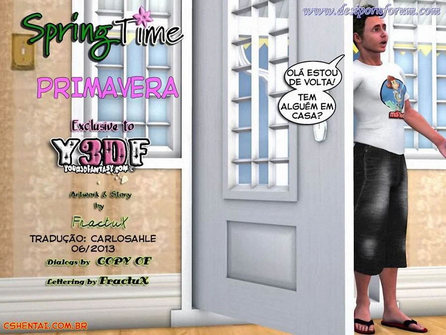 Prima 3D Proibida: Ménage Ardente Nos Quadrinhos de Sexo Explícito