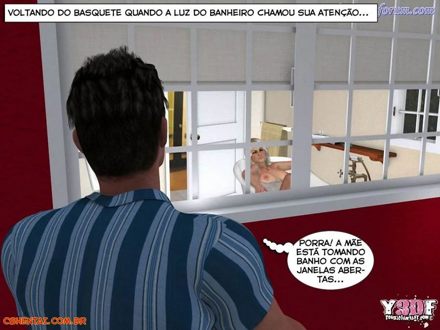 Prima 3D Proibida: Ménage Ardente Nos Quadrinhos de Sexo Explícito