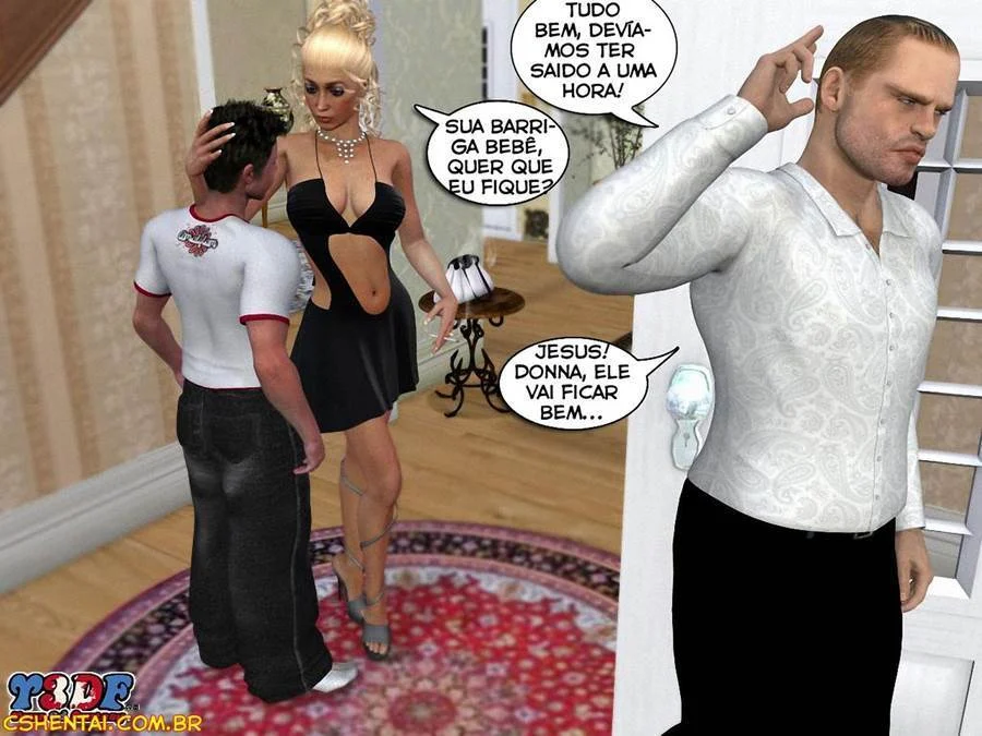 Prima 2: Irmãs em Suruba Quente - HQ 3D Explícita