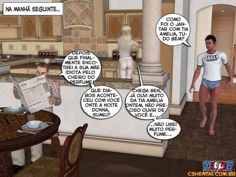 Prima 2: Irmãs em Suruba Quente - HQ 3D Explícita