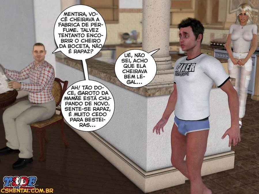 Prima 2: Irmãs em Suruba Quente - HQ 3D Explícita