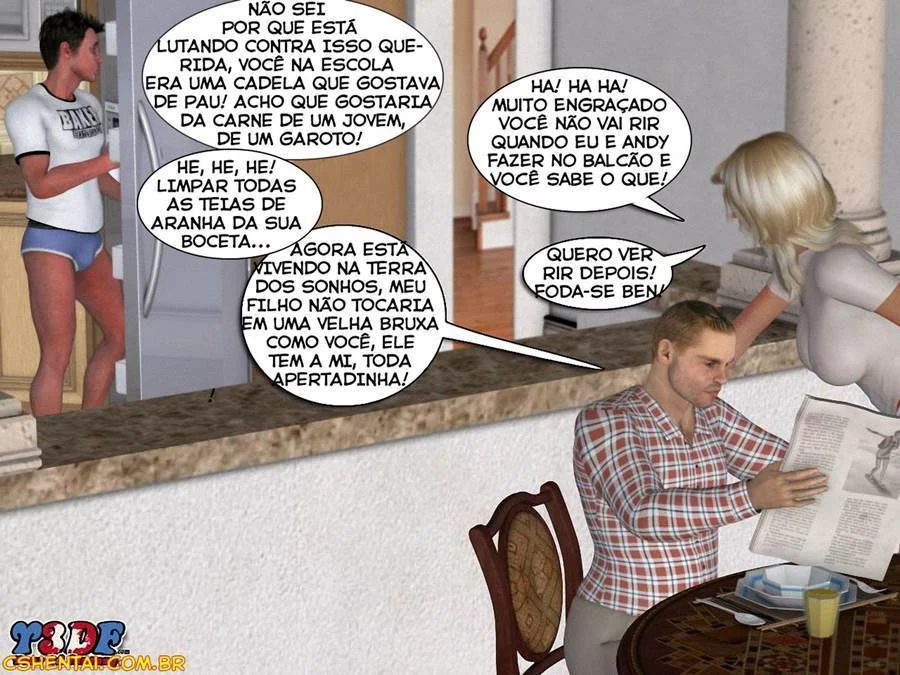 Prima 2: Irmãs em Suruba Quente - HQ 3D Explícita