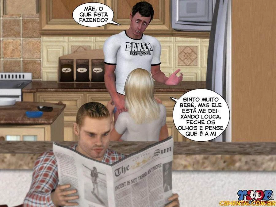 Prima 2: Irmãs em Suruba Quente - HQ 3D Explícita