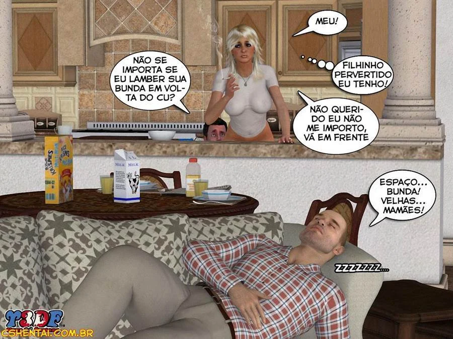 Prima 2: Irmãs em Suruba Quente - HQ 3D Explícita