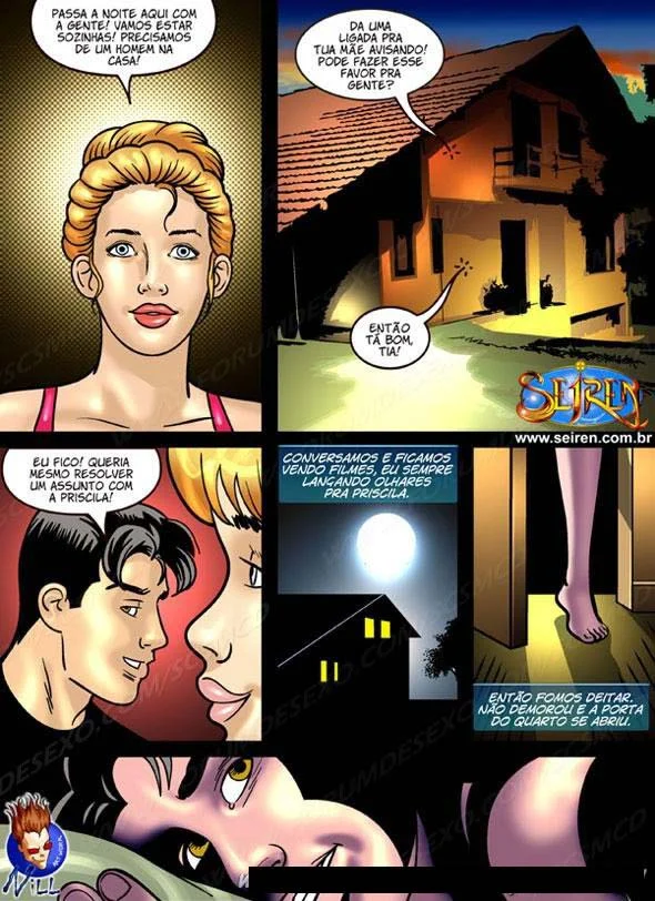 Priminha Safada: Sexo Explícito e Putaria em HQ - Hentai Brasileiro