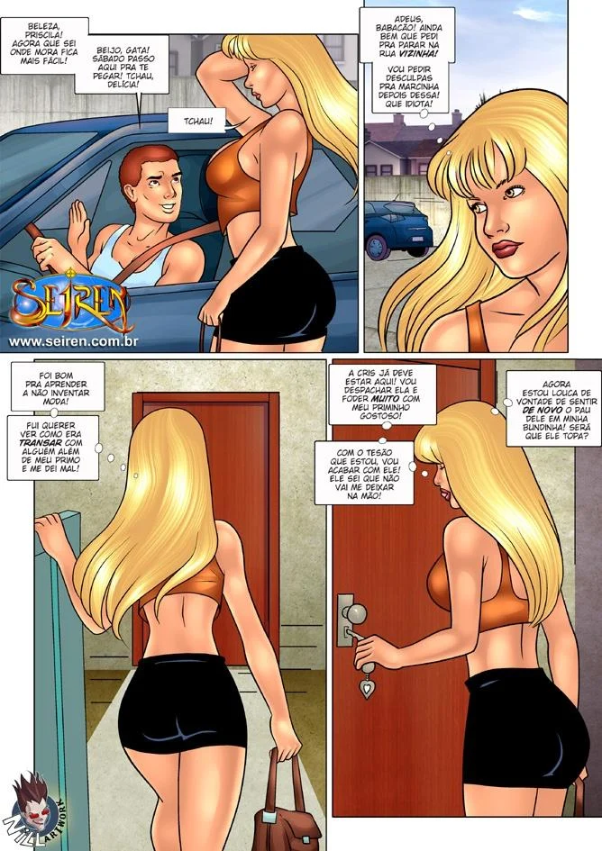 Priminha Safada: HQ Pornô com Cenas Explícitas de Sexo Proibido