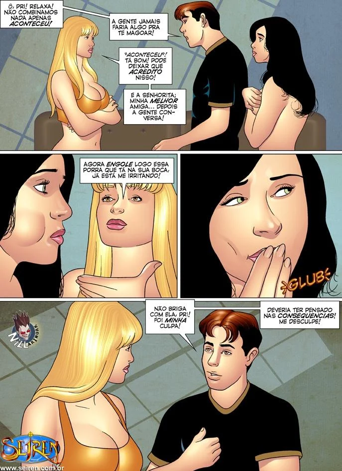 Prima Gostosa em Cenas Explícitas: Quadrinhos de Incesto Proibido