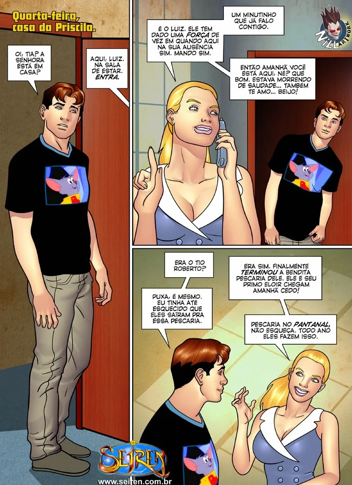 Priminha Gostosa: Foda Explícita Completa em Duas Partes de HQ Porno