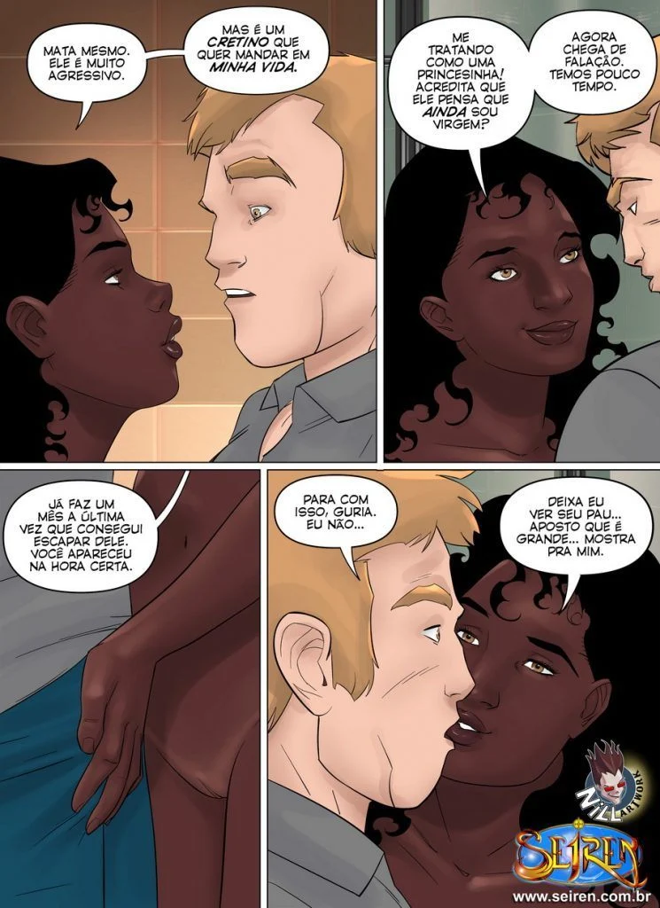 Colegial Virgem é Estuprada por Colegas em Quadrinhos Eróticos Explícitos