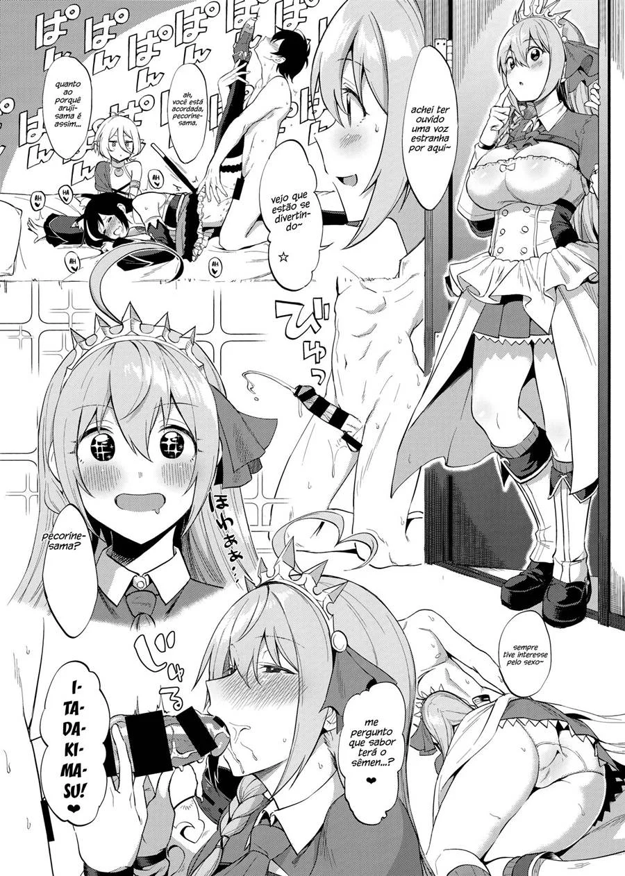 Putaria Explícita de Princesas Fodendo: HQ Perversa Total