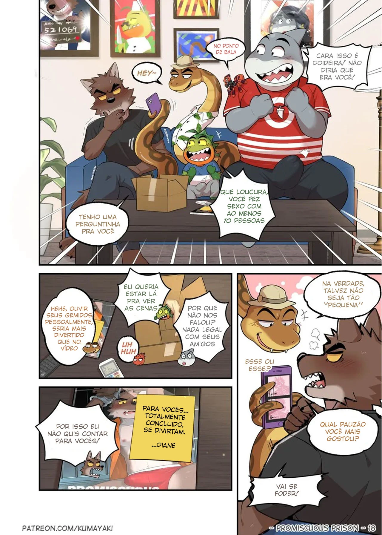 Trilha Proibida na Cadeia: Quadrinhos de Sexo Gay Explícito