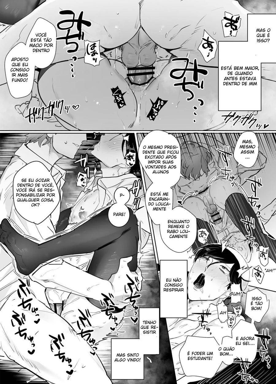 Professor Enche Aluno de Tesão - Hentai Yaoi Explícito em HQ
