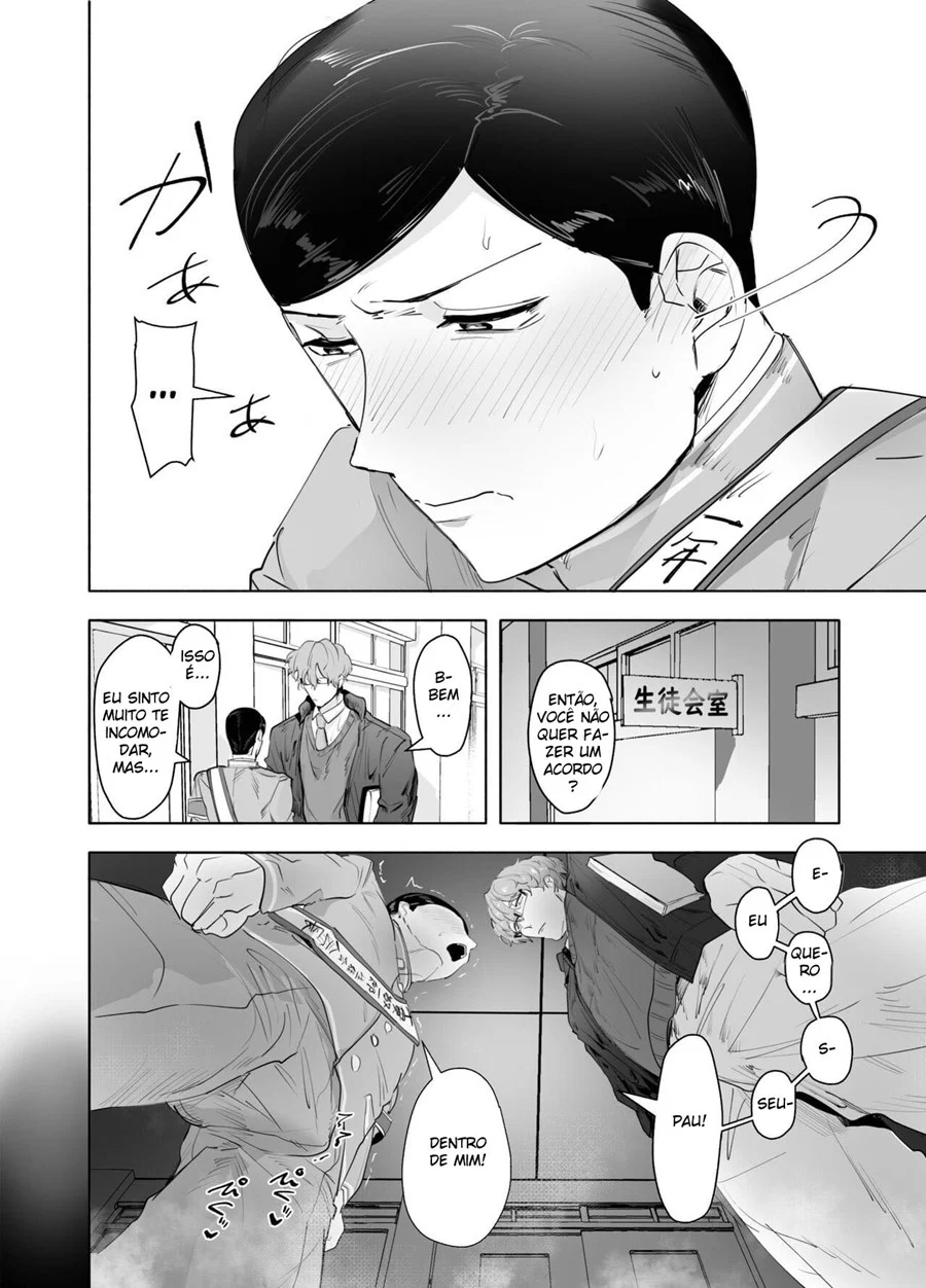 Professor Enche Aluno de Tesão - Hentai Yaoi Explícito em HQ