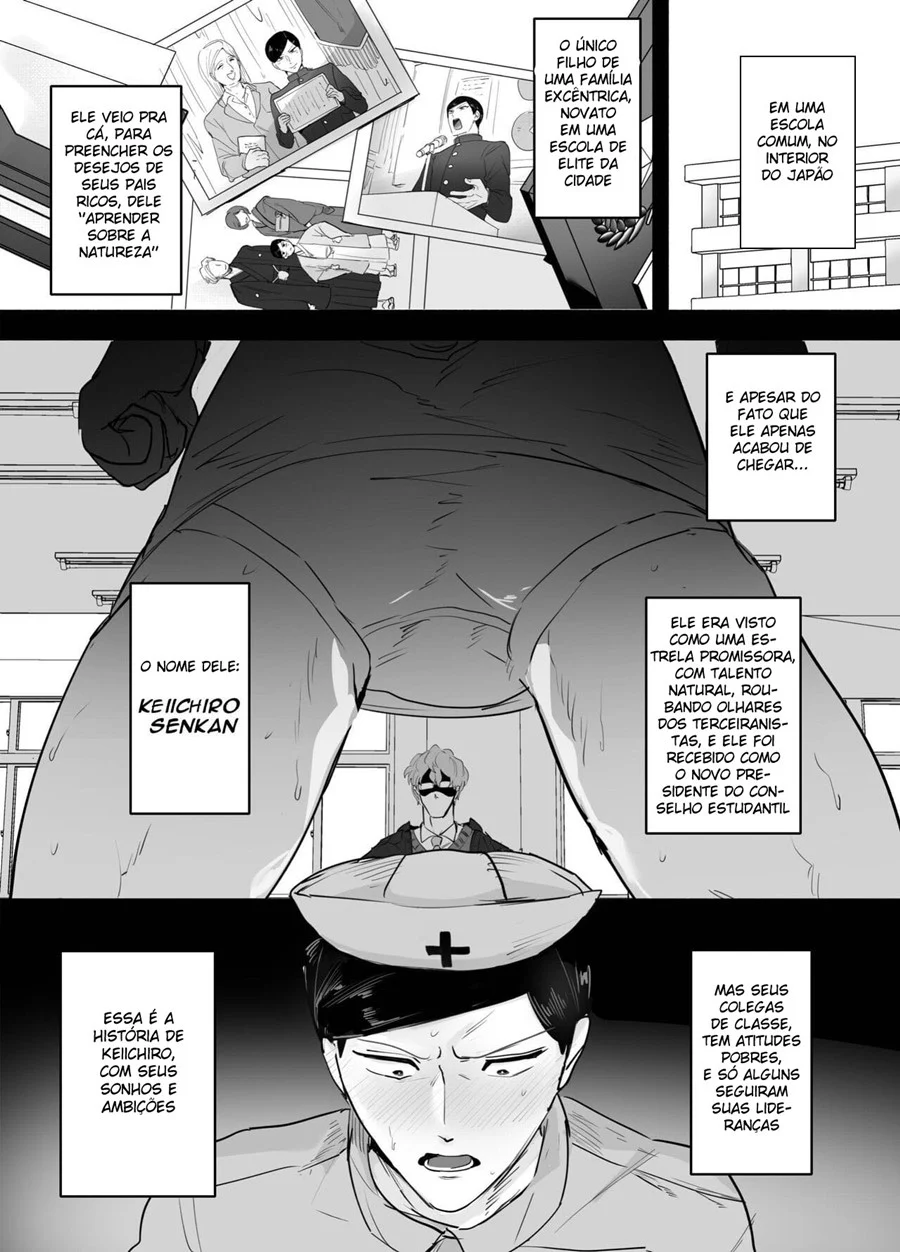 Professor Enche Aluno de Tesão - Hentai Yaoi Explícito em HQ