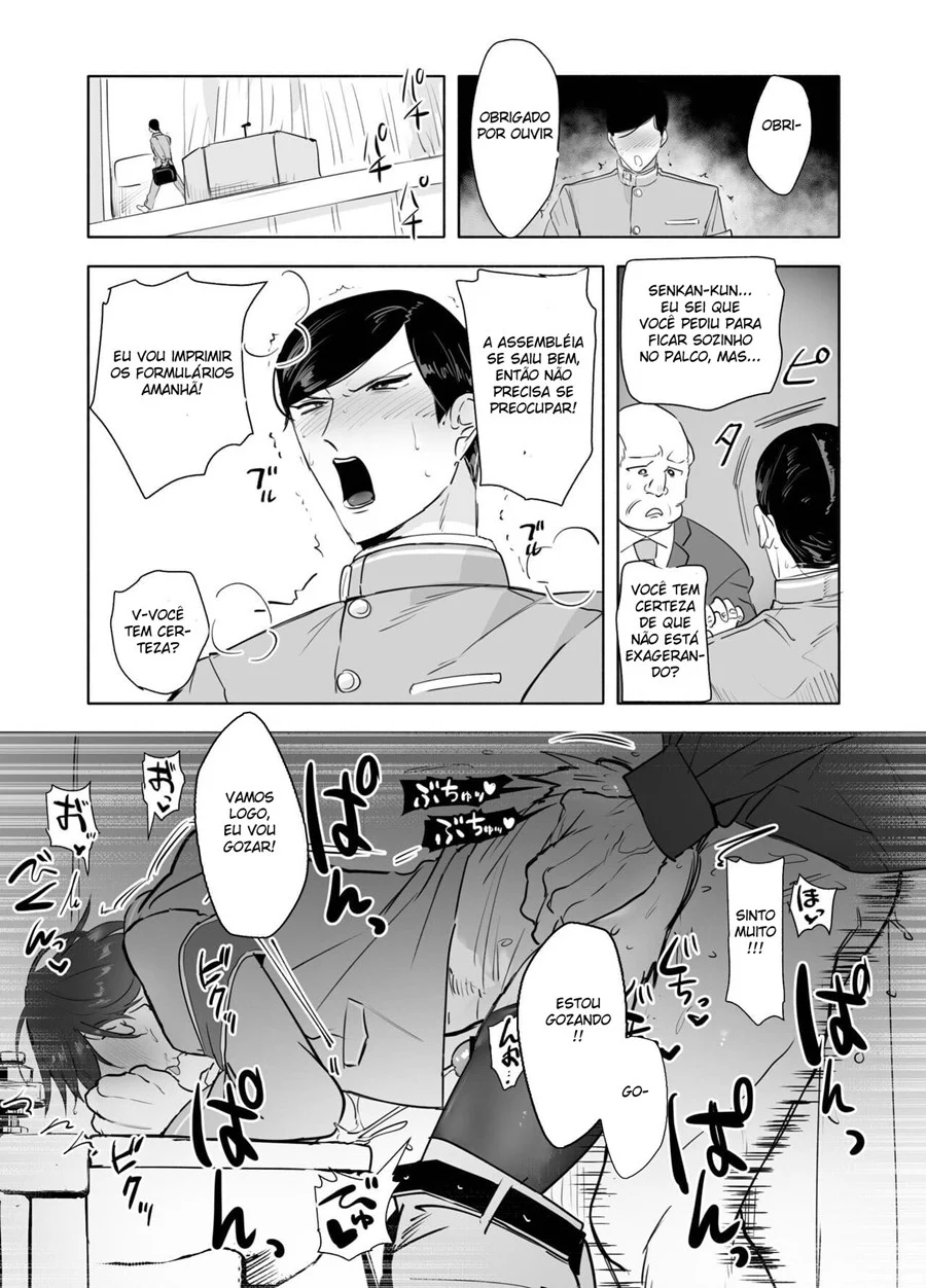 Professor Enche Aluno de Tesão - Hentai Yaoi Explícito em HQ