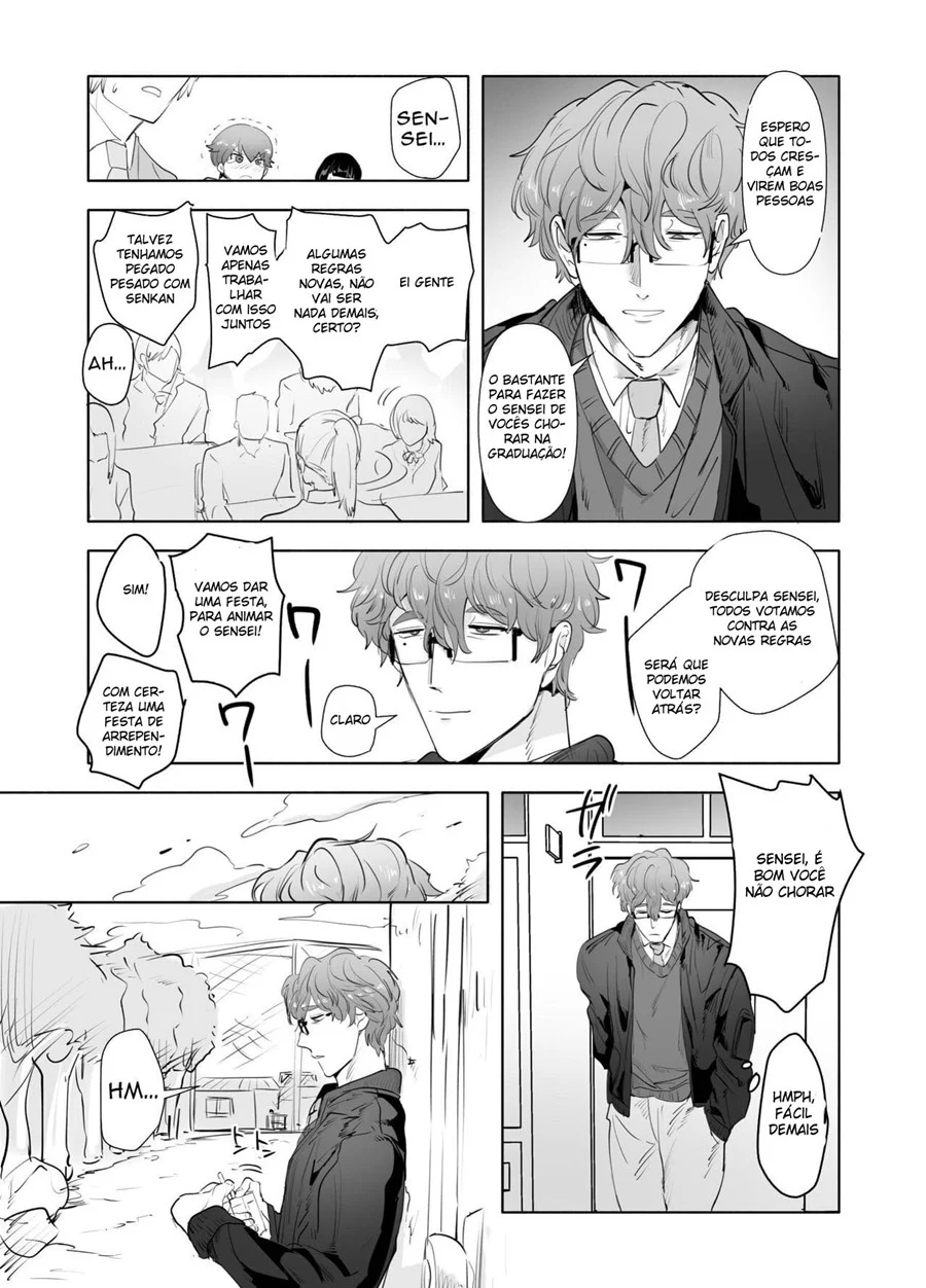 Professor Enche Aluno de Tesão - Hentai Yaoi Explícito em HQ