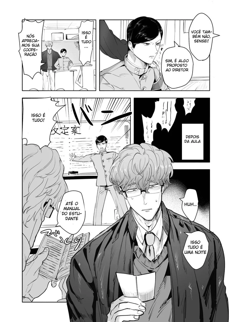 Professor Enche Aluno de Tesão - Hentai Yaoi Explícito em HQ