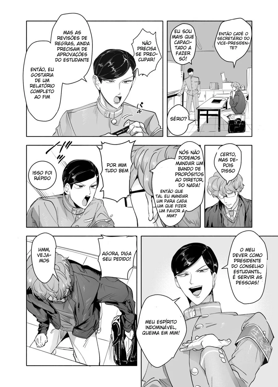 Professor Enche Aluno de Tesão - Hentai Yaoi Explícito em HQ