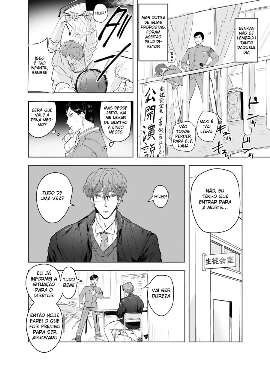 Professor Tarado Enfia o Pau no Aluno em HQ Pornô Explícita