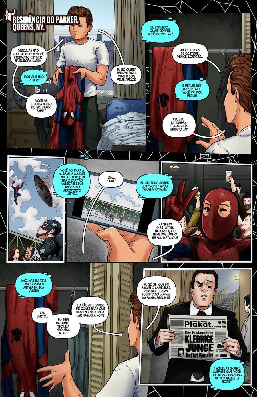 Quadrinhos Proibidos do Homem-Aranha: Orgia com Tecnologia Haptica Quadrinhos Proibidos do Homem-Aranha: Orgia com Tecnologia Haptica