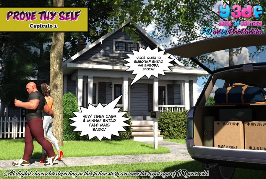 Cenas Proibidas: Quadrinhos 3D de Sexo Explícito e Masturbação Cenas Proibidas: Quadrinhos 3D de Sexo Explícito e Masturbação