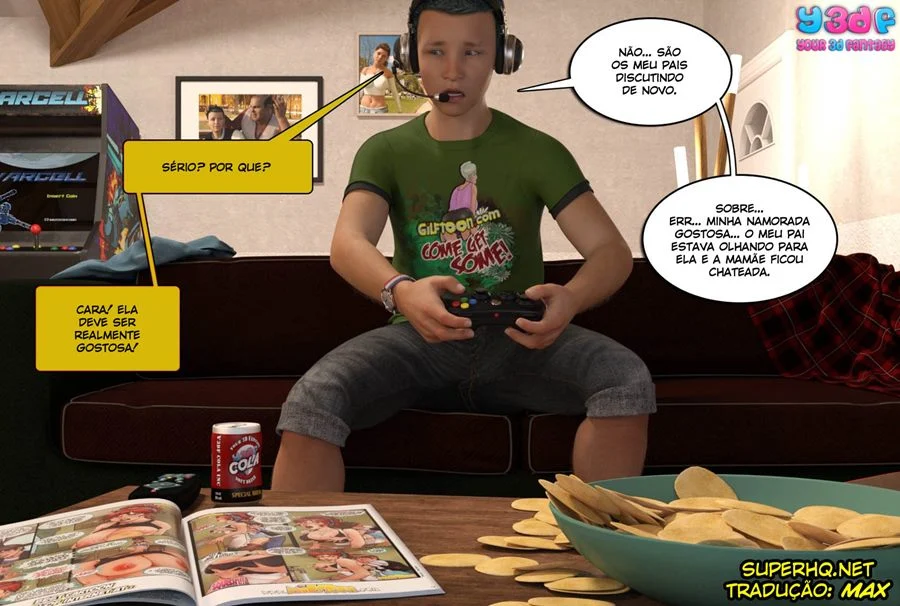 Cenas Proibidas: Quadrinhos 3D de Sexo Explícito e Masturbação Cenas Proibidas: Quadrinhos 3D de Sexo Explícito e Masturbação