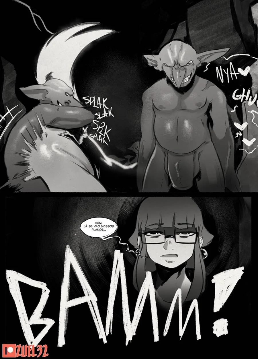 Uma noite de prazer e perversão com goblins no motel