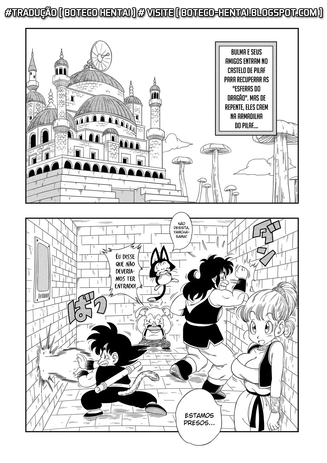 Punição Carnal no Castelo de Pilaf: Sexo Explícito com Personagens de Dragon Ball