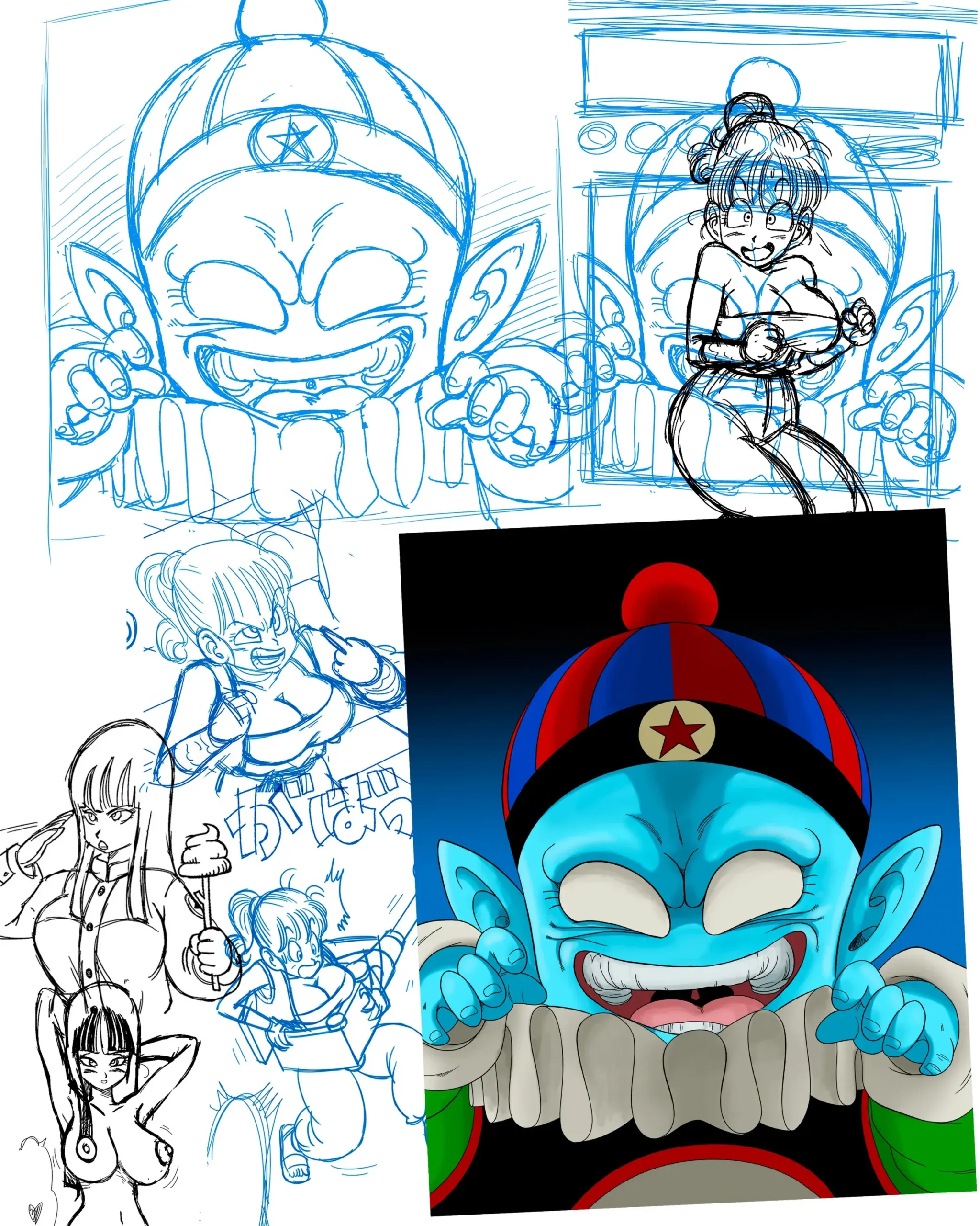 Punição Carnal no Castelo de Pilaf: Sexo Explícito com Personagens de Dragon Ball