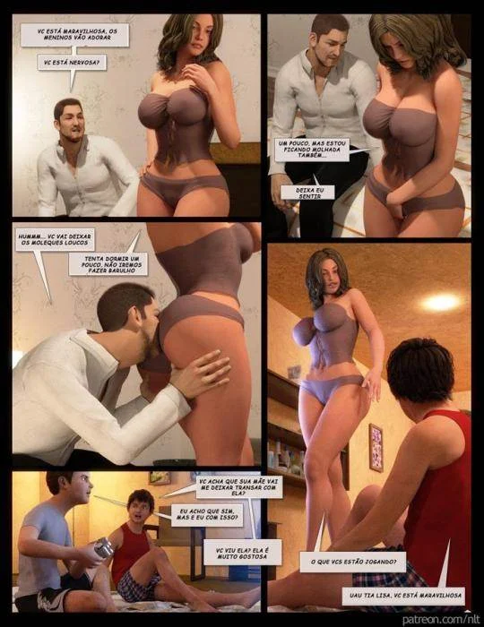 Sexo Explícito com a Mamãe em 3D: HQs de Foda Quente e Estímulo