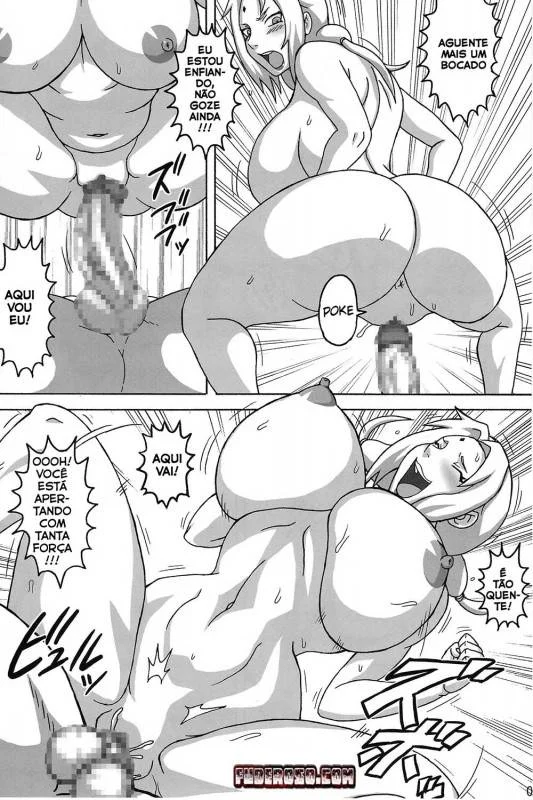 Naruto e Sakura: Sexo Selvagem na Floresta Proibida