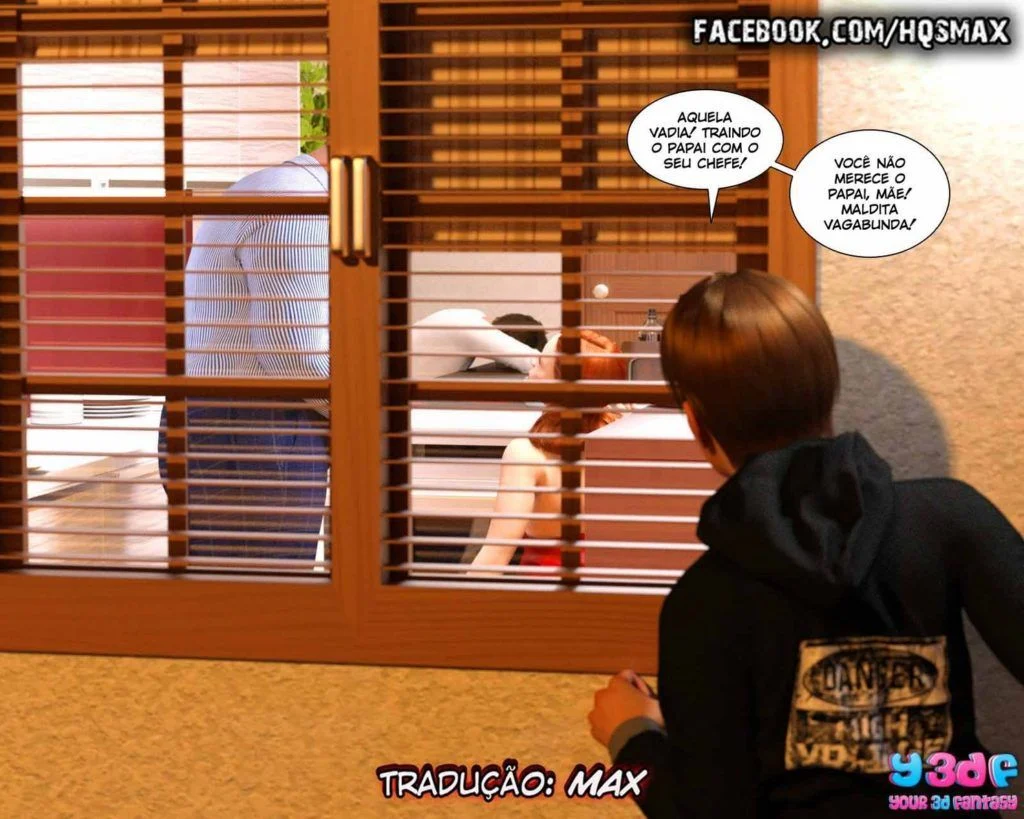 Chefe Tarado: Submissão Obscena no Escritório - HQ Pornô 3D Explícita