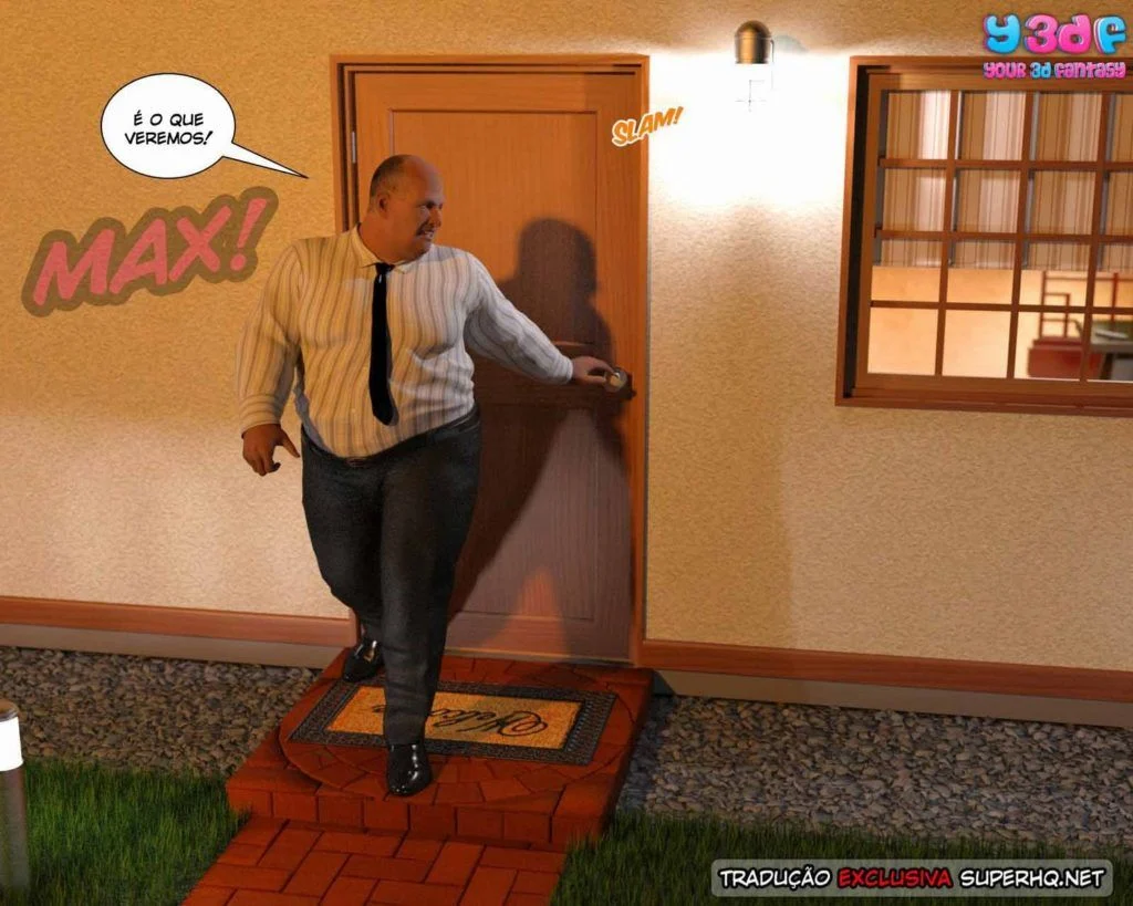 Chefe Tarado: Submissão Obscena no Escritório - HQ Pornô 3D Explícita