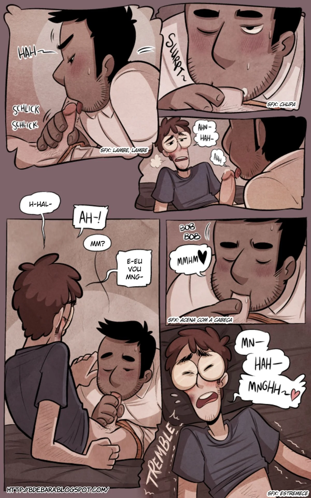 Quadrinho Erótico Gay: Policial Dominador Fode o Bandido Safado na Prisão