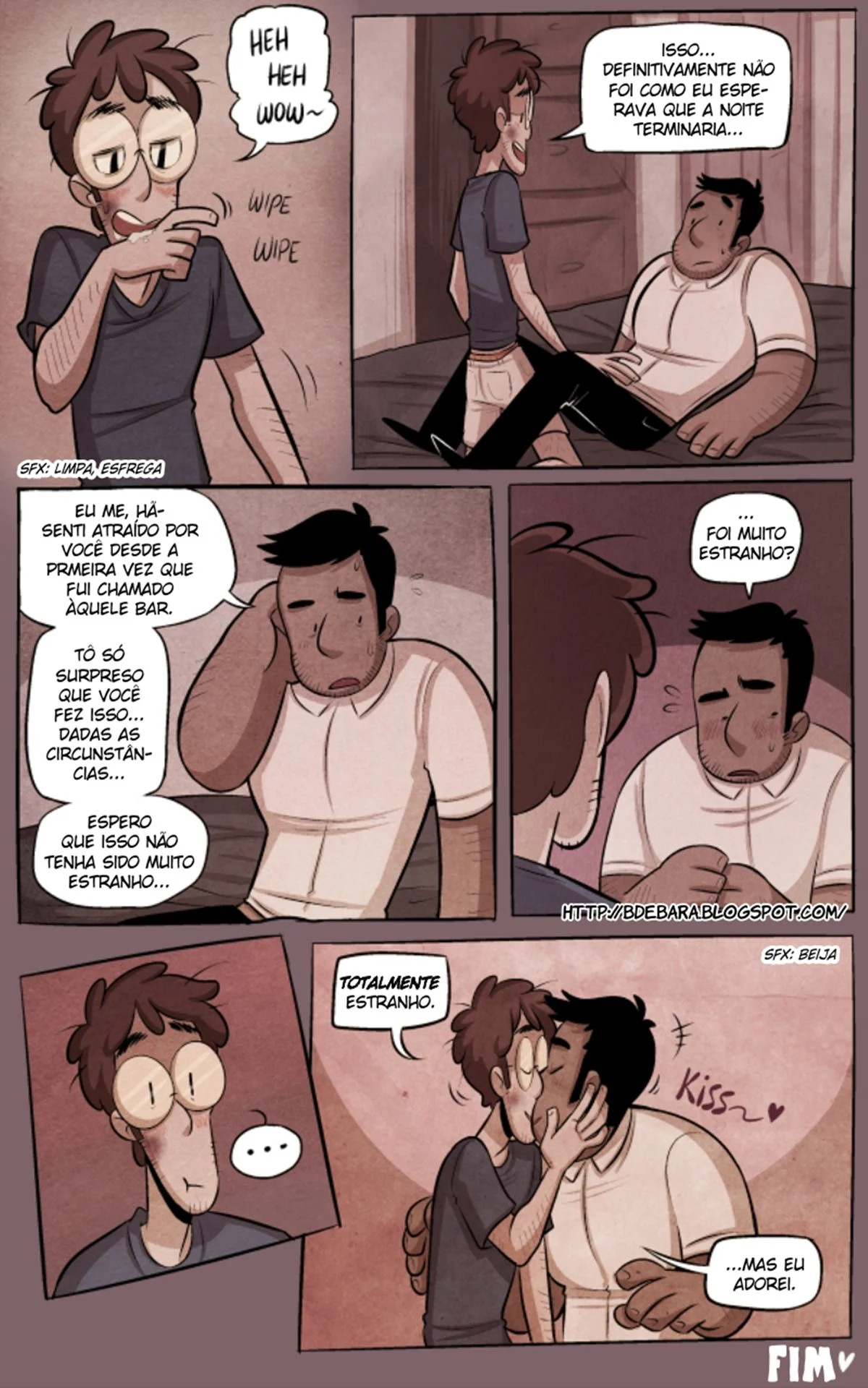 Quadrinho Erótico Gay: Policial Dominador Fode o Bandido Safado na Prisão