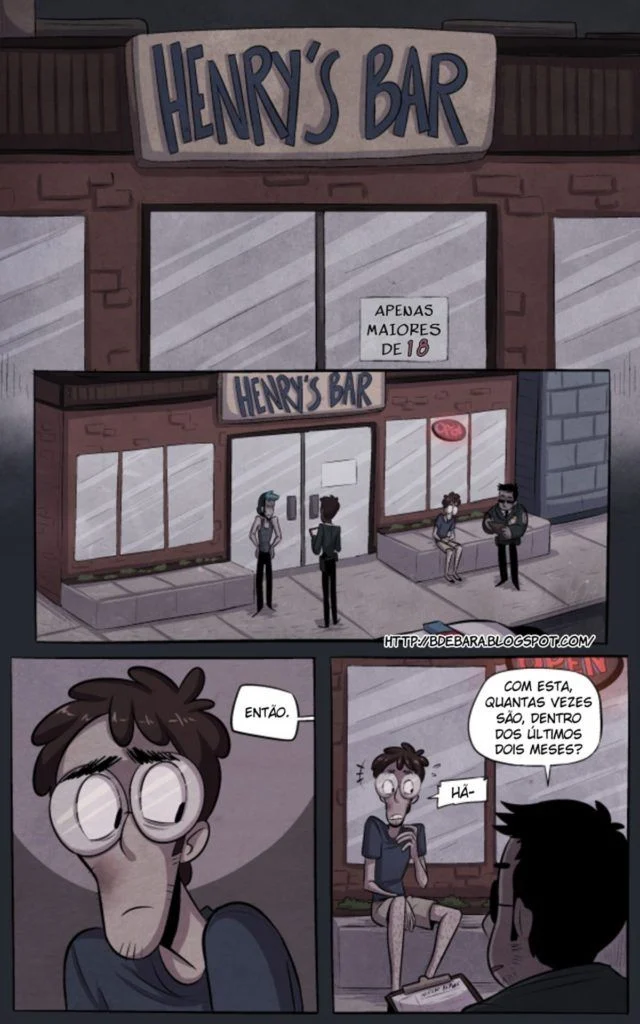 Quadrinho Erótico Gay: Policial Dominador Fode o Bandido Safado na Prisão