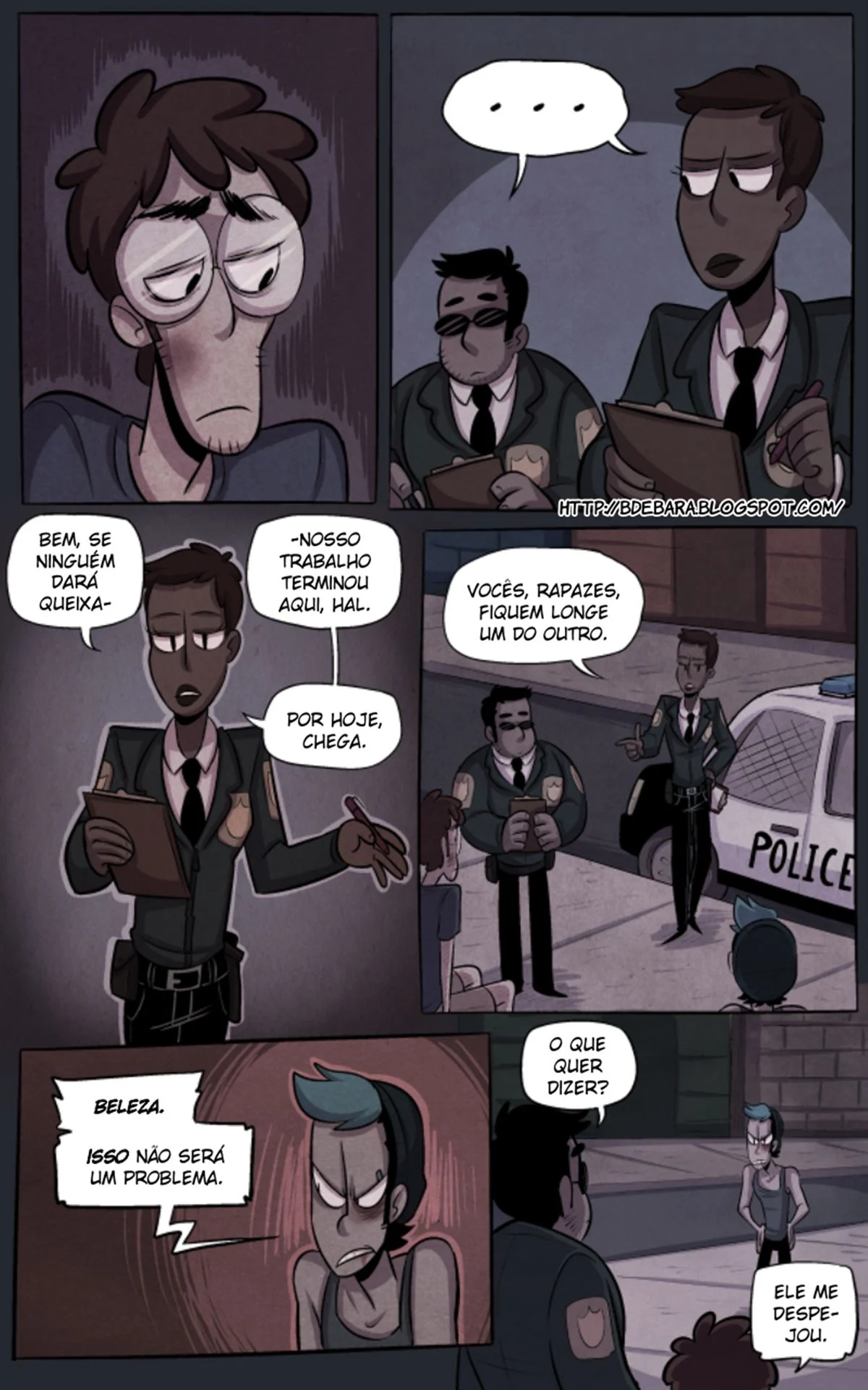 Quadrinho Erótico Gay: Policial Dominador Fode o Bandido Safado na Prisão