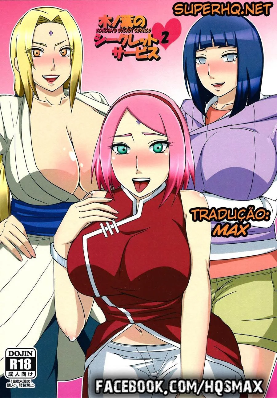 Quadrinhos Proibidos de Naruto | Sexo Explícito com as Ninjas de Konoha