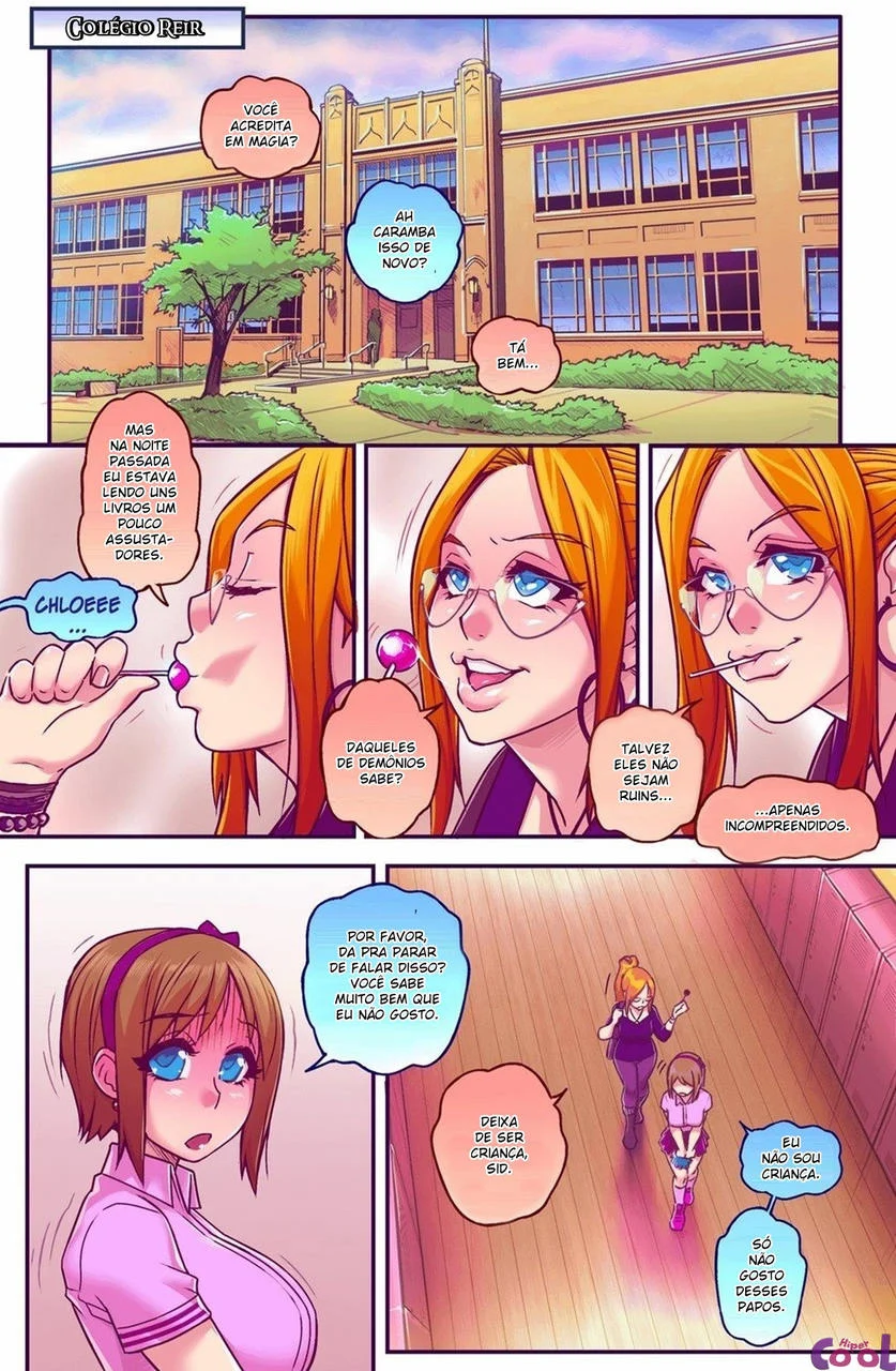 Chloe sendo fodida por diabinhos em uma HQ picante de sexo explícito Chloe sendo fodida por diabinhos em uma HQ picante de sexo explícito