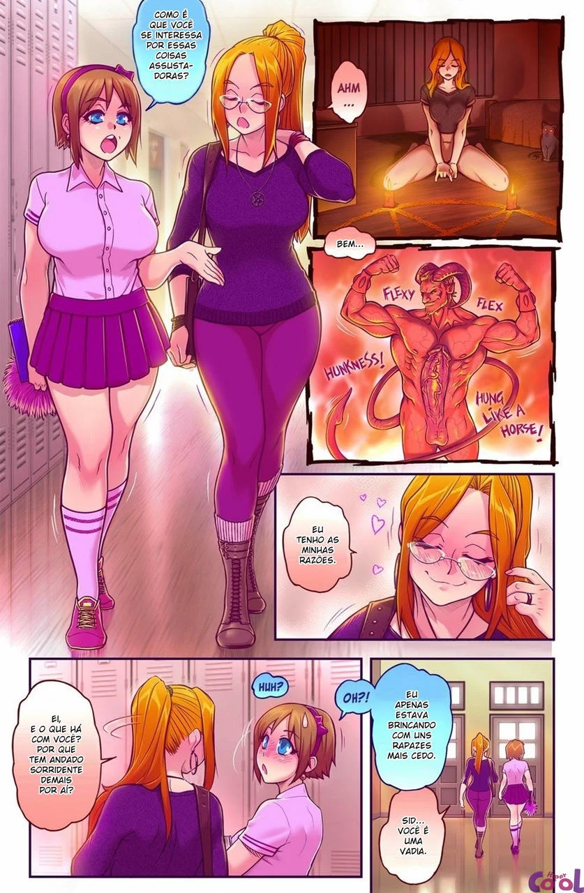 Chloe sendo fodida por diabinhos em uma HQ picante de sexo explícito Chloe sendo fodida por diabinhos em uma HQ picante de sexo explícito