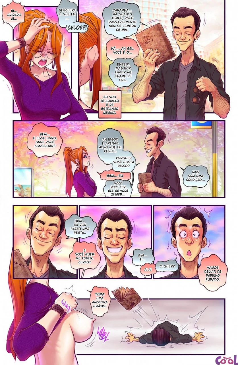 Chloe sendo fodida por diabinhos em uma HQ picante de sexo explícito