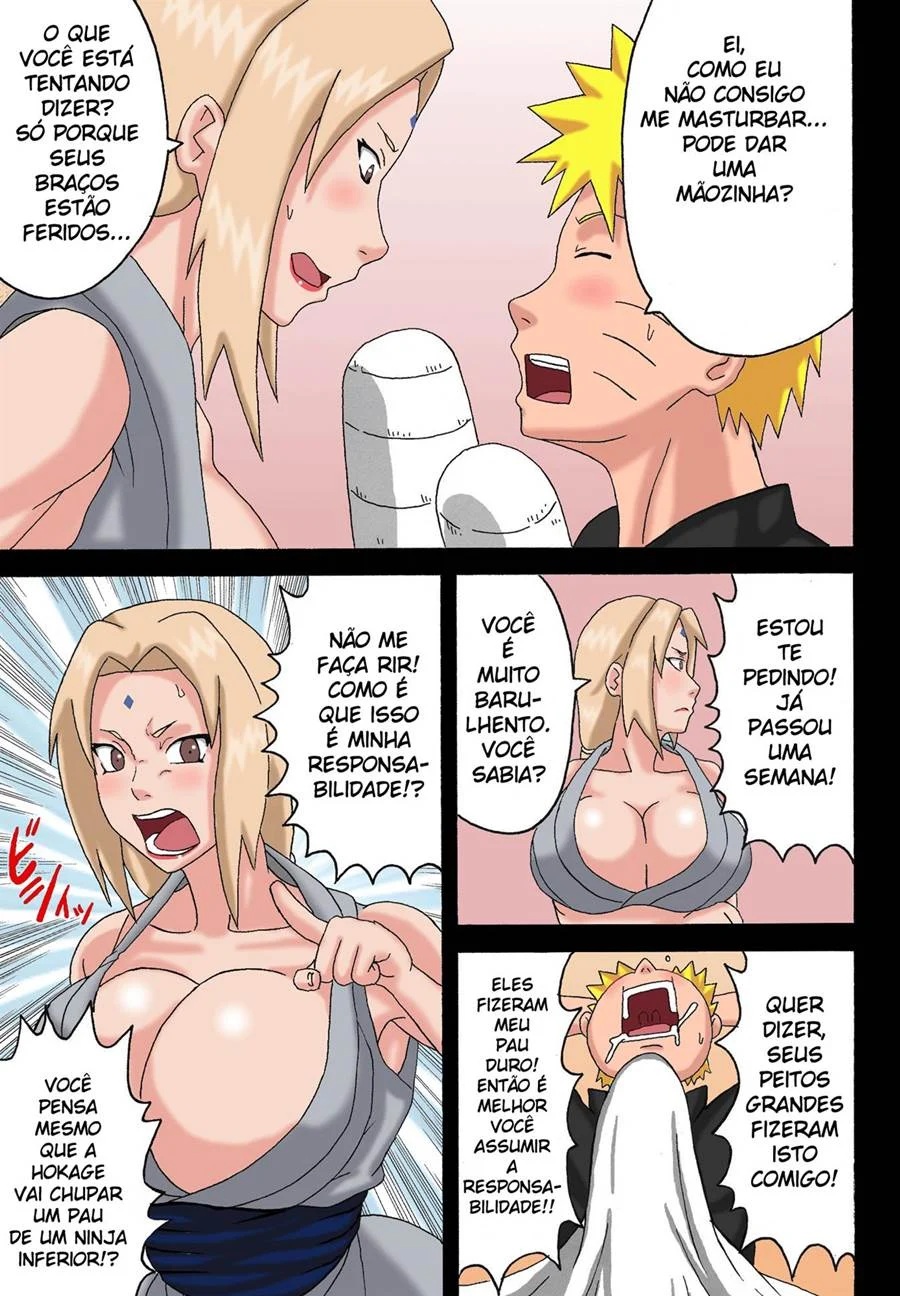Quentes histórias de sexo ninja em Konoha - Quadrinhos explícitos de Naruto