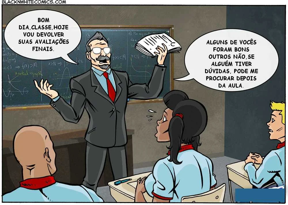 Aulas de Sexo: A Aluna que Ganhava Notas na Cama - HQ Erótica Explícita Aulas de Sexo: A Aluna que Ganhava Notas na Cama - HQ Erótica Explícita