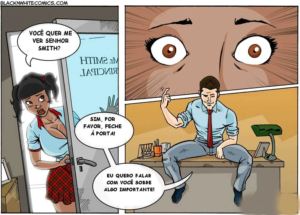 Aulas de Sexo: A Aluna que Ganhava Notas na Cama - HQ Erótica Explícita