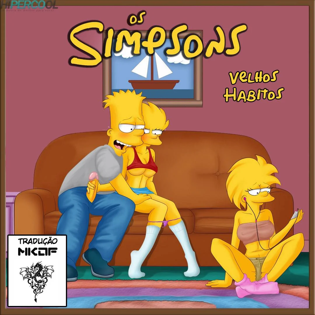 Os Simpsans: Suruba Explícita com Marge e Lisa Os Simpsans: Suruba Explícita com Marge e Lisa