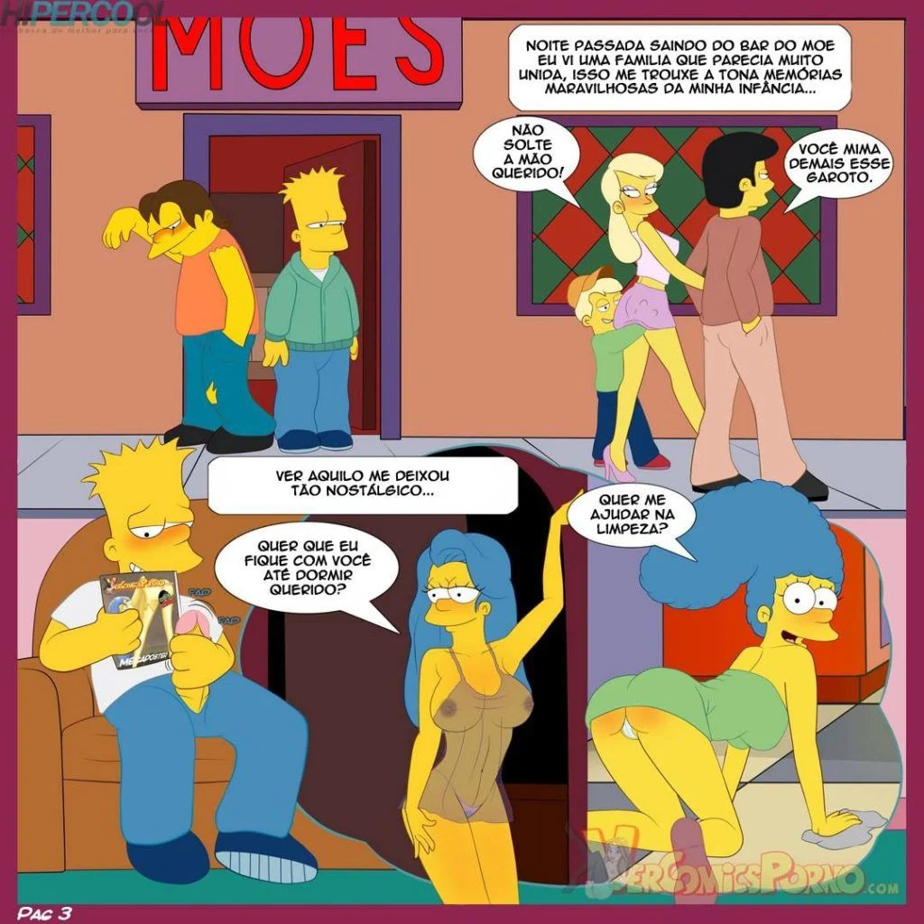 Os Simpsans: Suruba Explícita com Marge e Lisa Os Simpsans: Suruba Explícita com Marge e Lisa