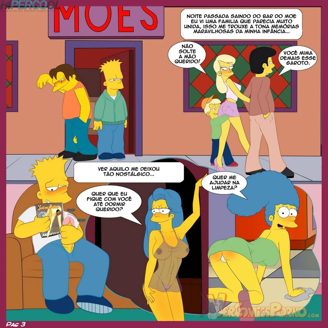 Os Simpsans: Suruba Explícita com Marge e Lisa